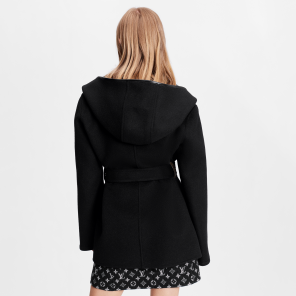 Louis Vuitton Belted Short Wrap Pea Coat